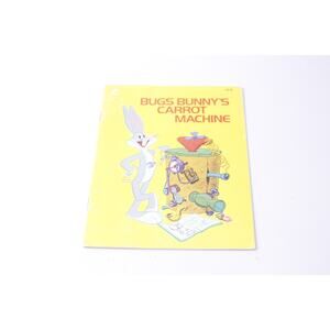 1971, Bugs Bunny’s, Carrot Machine, Golden Book, Clark Carlisle, Vintage, Softco